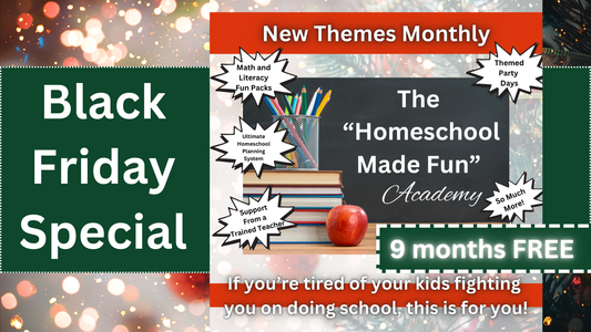 The "Homeschool Made Fun" Academy - 9 MONTHS FREE