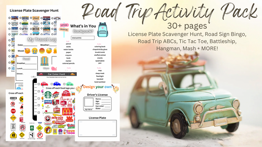 Road Trip Activity Pack