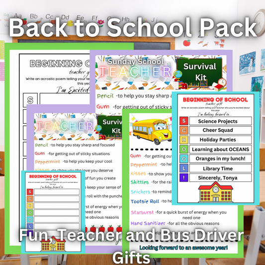 Back to School Pack