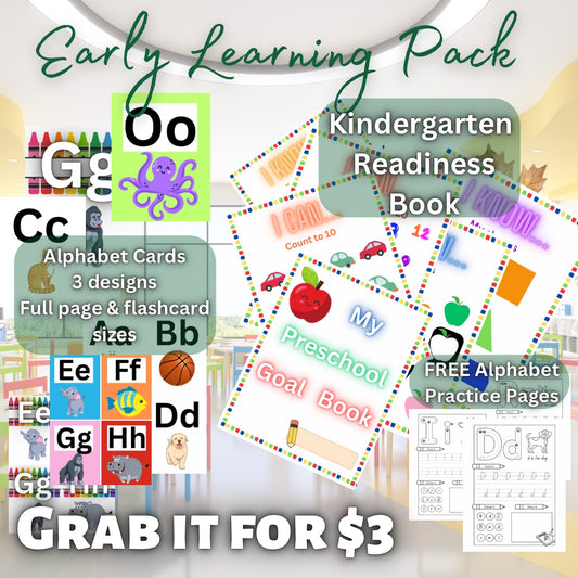 Preschool Goal Pack | Kindergarten Readiness Pack